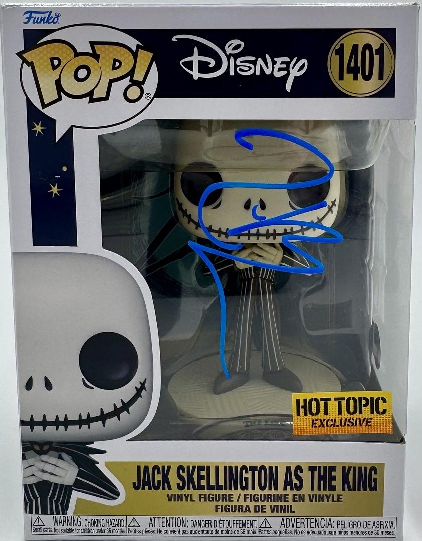 Tim Burton Signed Funko Pop #1401 "Jack Skellington" *RARE* - Beckett COA